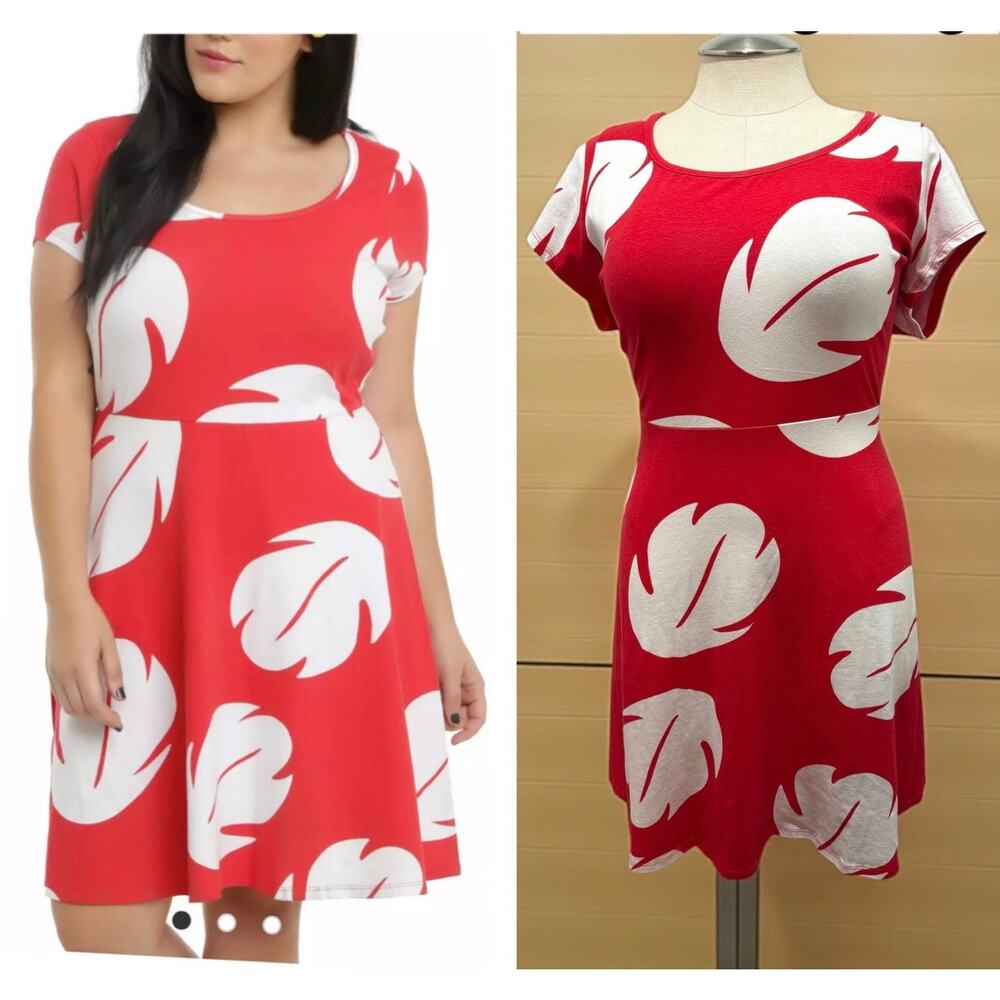 Hot Topic Plus Size 5 Disney Lilo & Stitch Cosplay Costume‎ Halloween Dress 5X